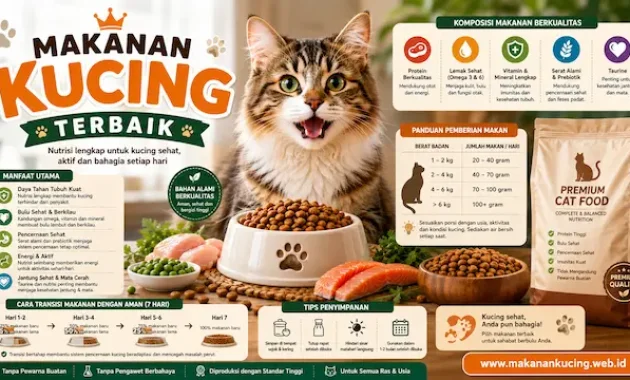 Rekomendasi makanan kucing Rekomendasi makanan kucing