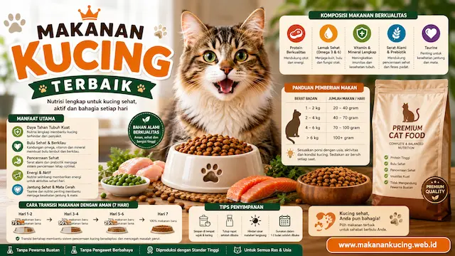 Rekomendasi makanan kucing